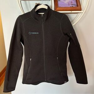 L.L. Bean Women’s Medium M Black Branded Zip Up Jacket